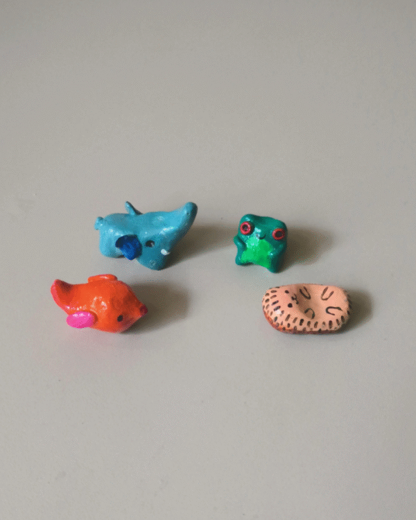 Brush holders - Set of 4 | Miso, Froggie, Zazu, Tumbo