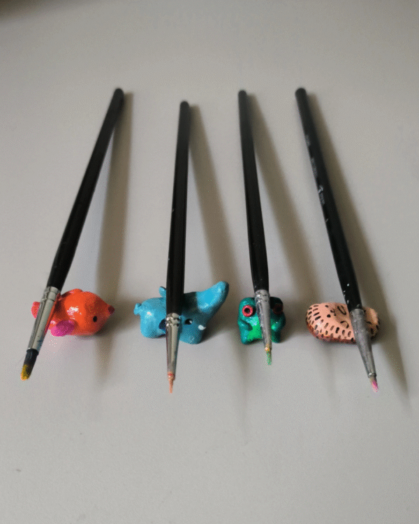 Brush holders - Set of 4 | Miso, Froggie, Zazu, Tumbo - Image 3