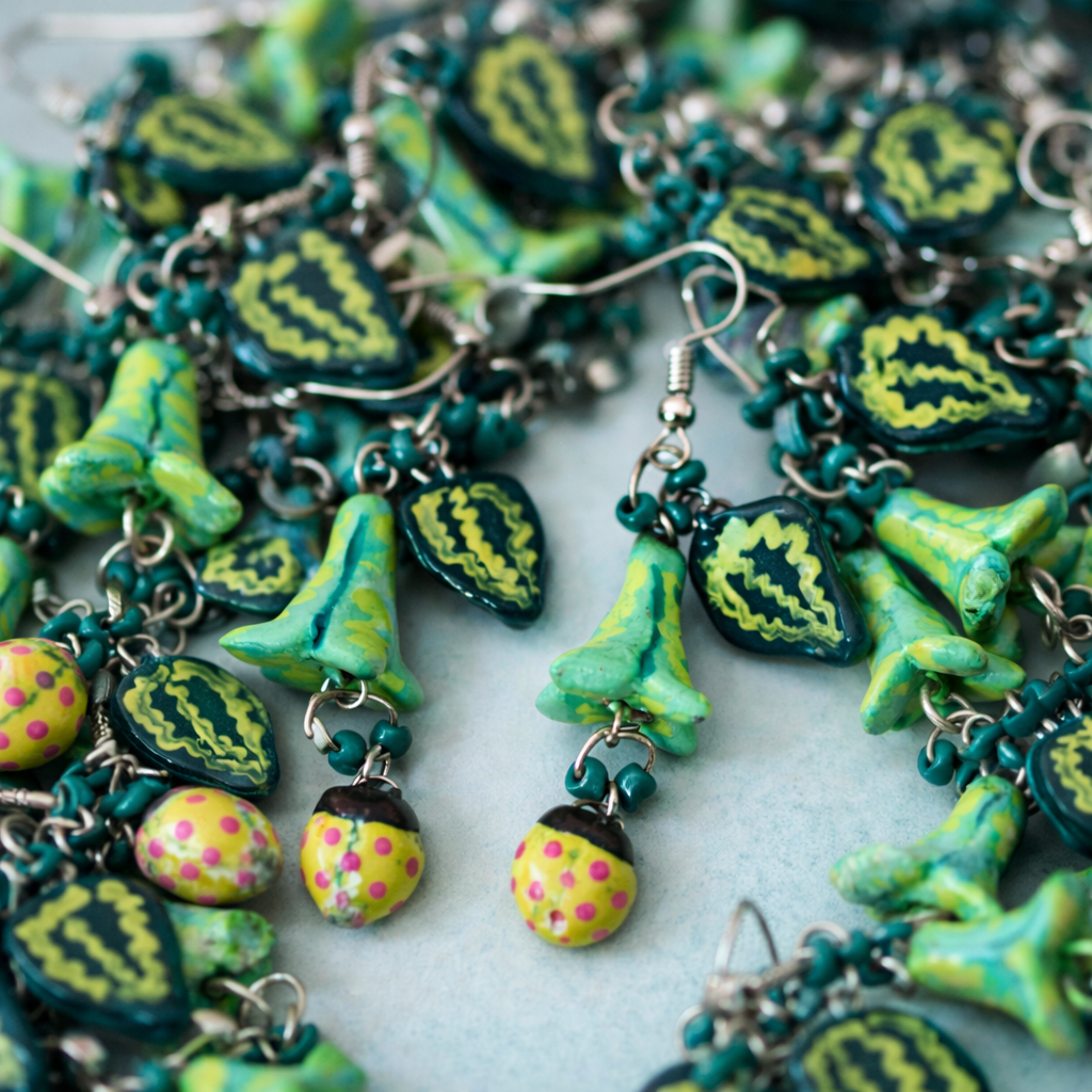 The Lady and Her Bug - Green L - Image 2