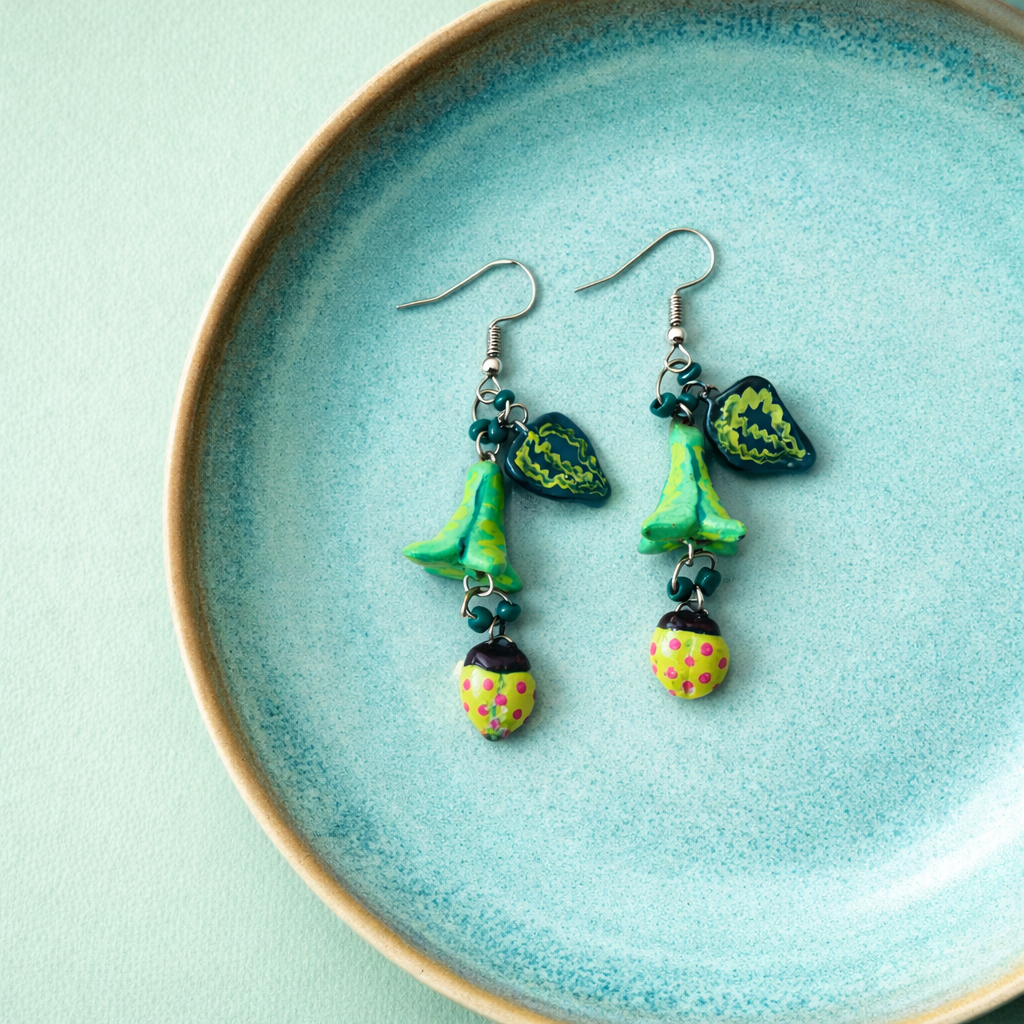 The Lady and Her Bug - Green L - Image 3