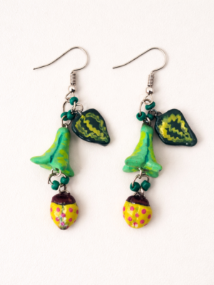 The Lady and Her Bug - Green L