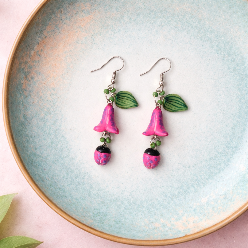 The Lady and Her Bug - Pink L - Image 3