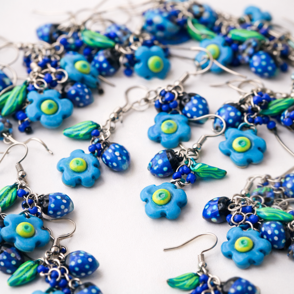 The Lady and Her Bug - Blue M - Image 3