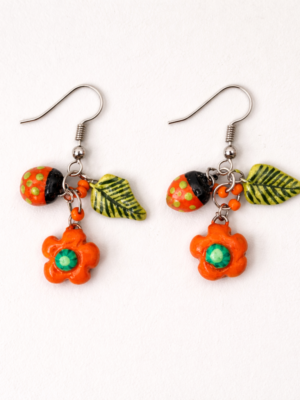 The Lady and Her Bug - Orange M