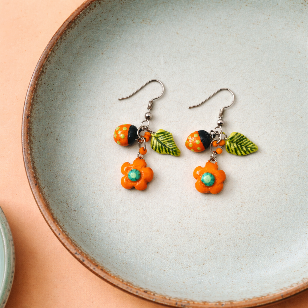 The Lady and Her Bug - Orange M - Image 3