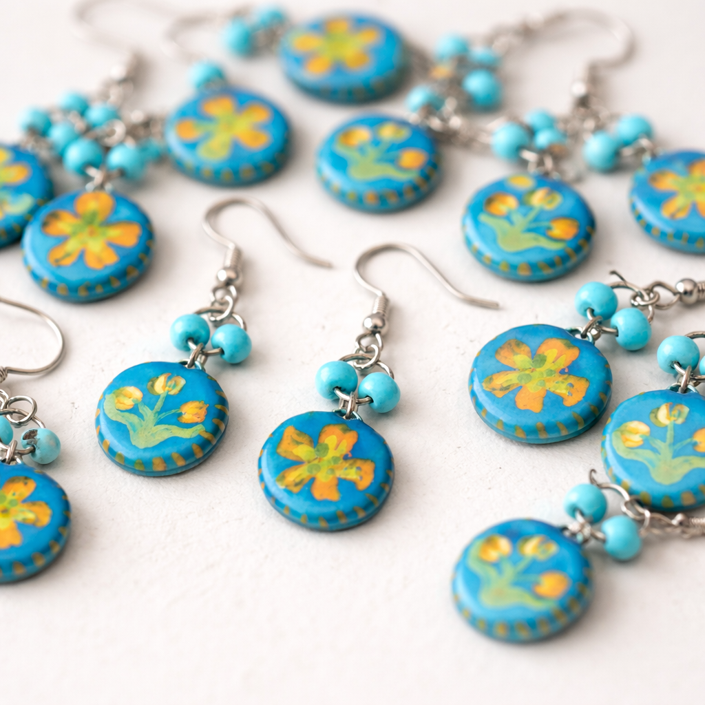 Cute as a Button - Happy blue - Image 3