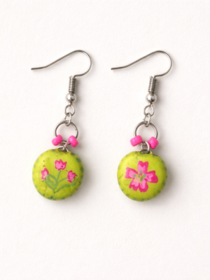 Cute as a Button - Light green