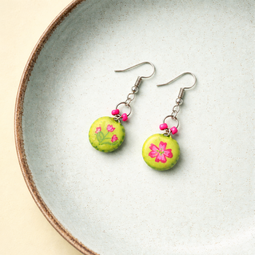 Cute as a Button - Light green - Image 2