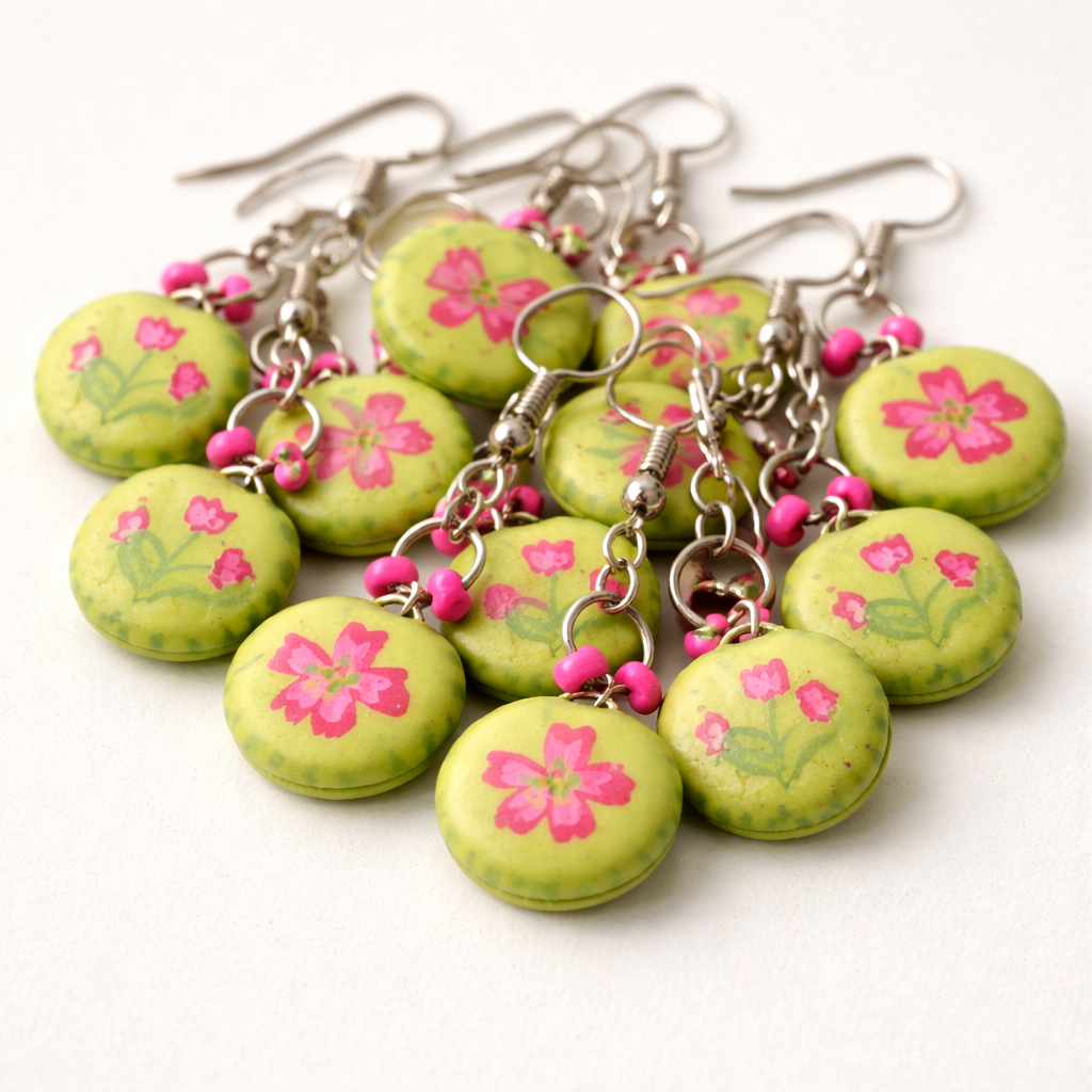 Cute as a Button - Light green - Image 3