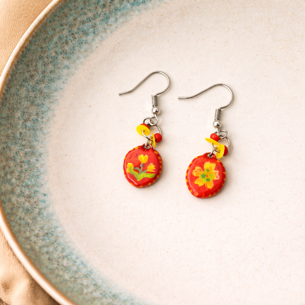 Cute as a Button - Red - Image 4