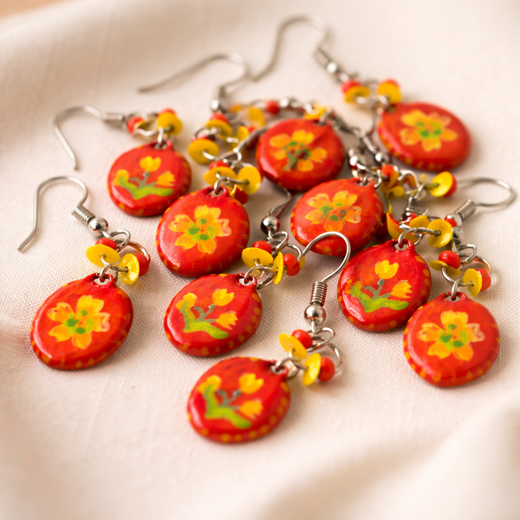 Cute as a Button - Red - Image 3