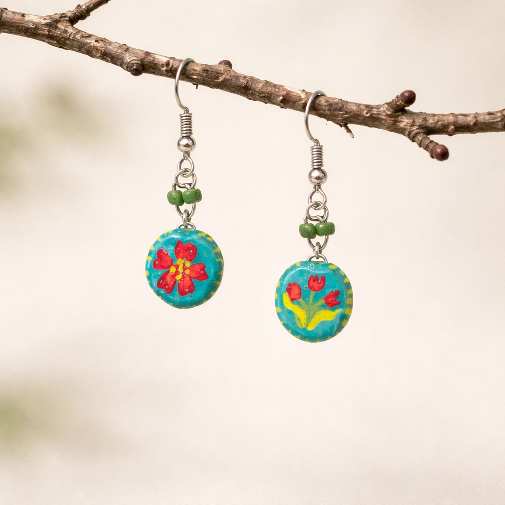 Cute as a Button - Turquoise - Image 3