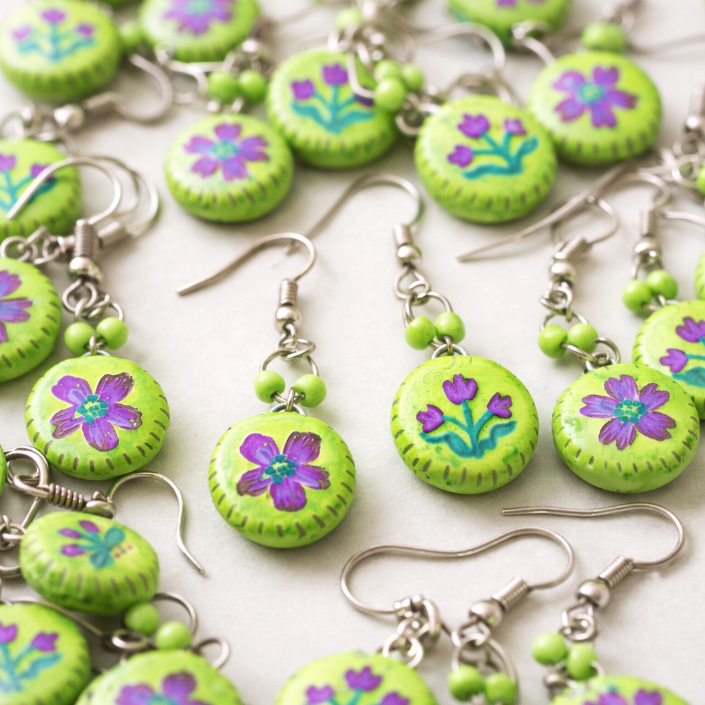 Cute as a Button - Neon green - Image 4