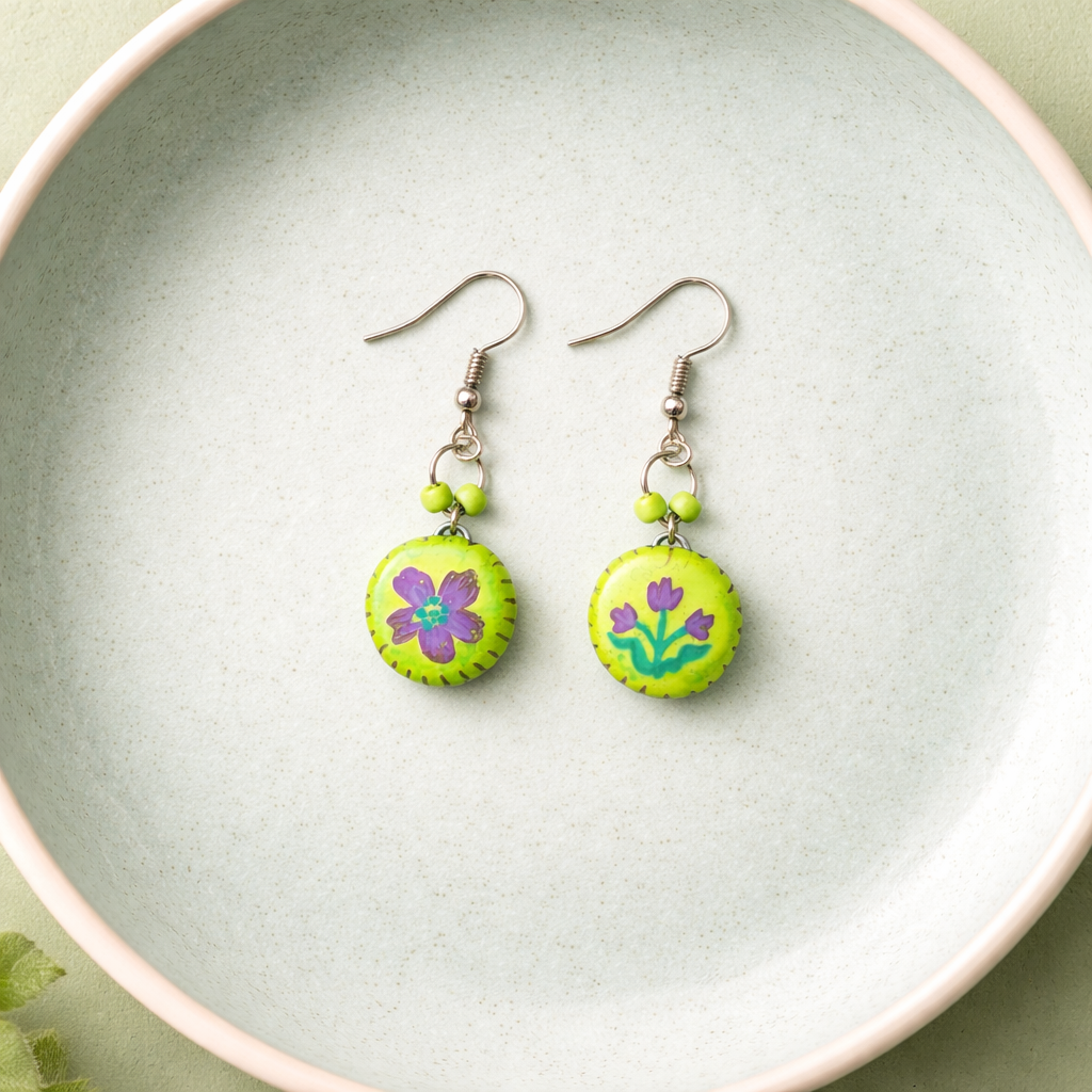 Cute as a Button - Neon green - Image 3
