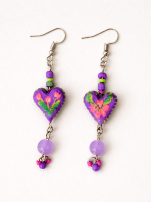 Heart on my sleeve - Purple M