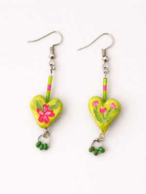 Heart on my sleeve - Light green M