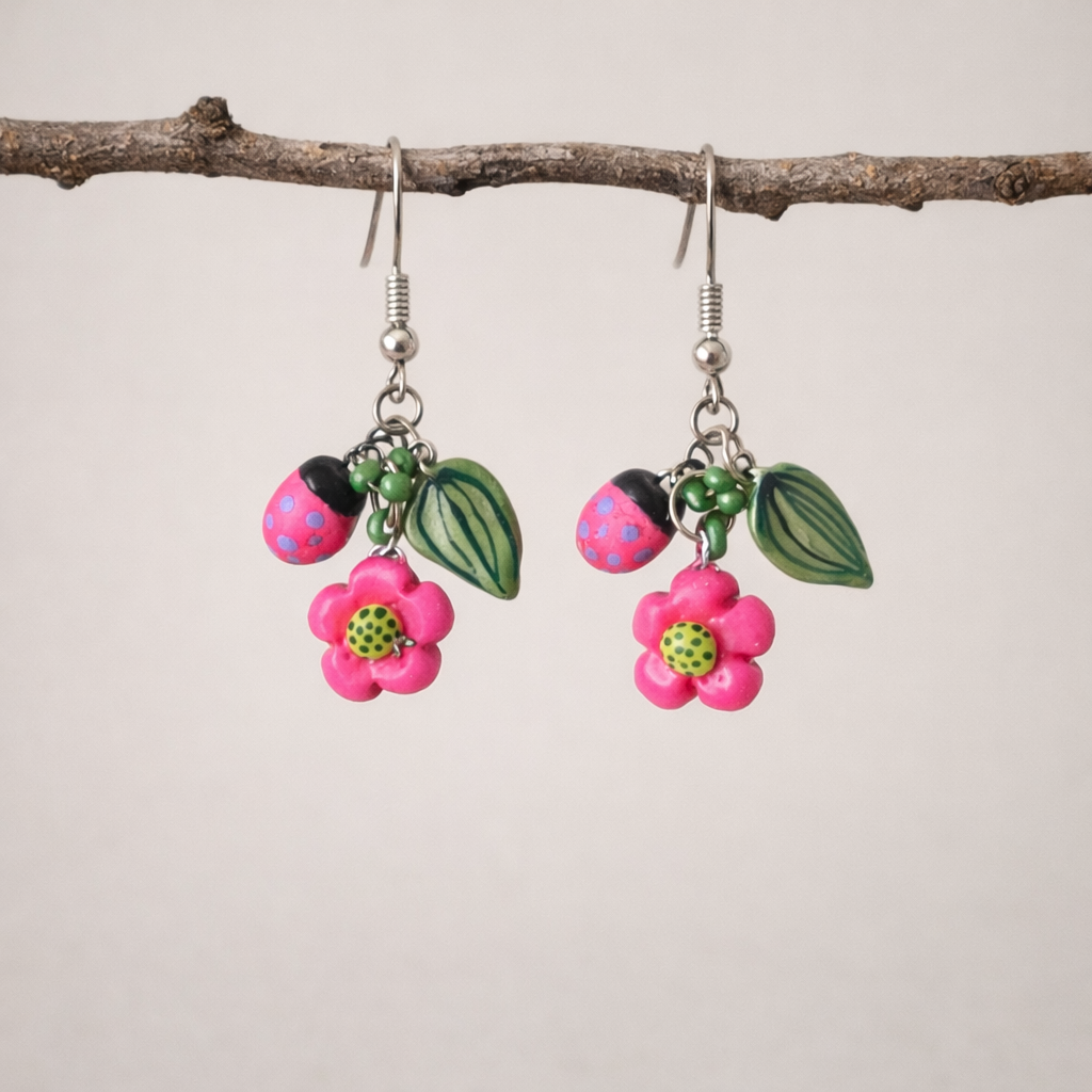 The Lady and Her Bug - Yellow M - Image 3