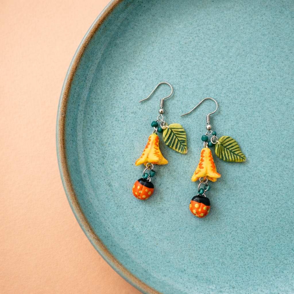 The Lady and Her Bug - Yellow L - Image 4