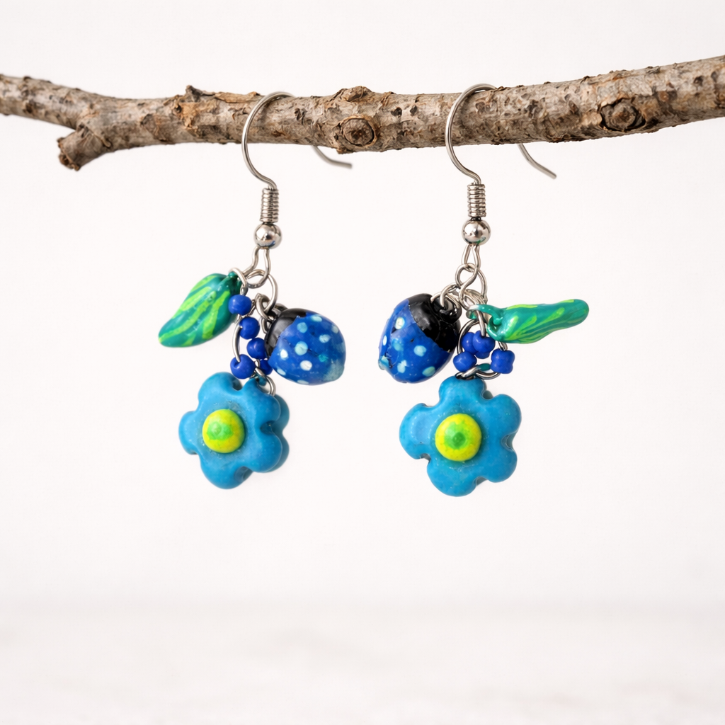 The Lady and Her Bug - Blue M - Image 2